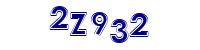 Blue Captcha Image