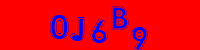 Blue Captcha Image