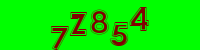 Blue Captcha Image