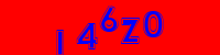 Blue Captcha Image