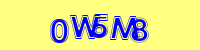Blue Captcha Image
