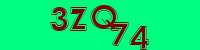 Blue Captcha Image
