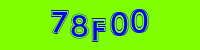 Blue Captcha Image
