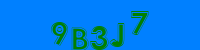 Blue Captcha Image