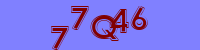 Blue Captcha Image