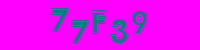 Blue Captcha Image