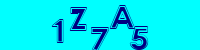 Blue Captcha Image