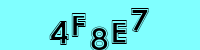 Blue Captcha Image