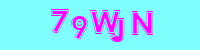 Blue Captcha Image