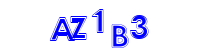 Blue Captcha Image