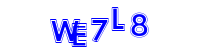 Blue Captcha Image