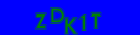 Blue Captcha Image