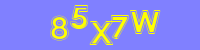 Blue Captcha Image