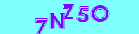 Blue Captcha Image