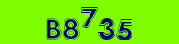 Blue Captcha Image