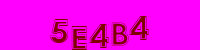 Blue Captcha Image