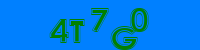 Blue Captcha Image