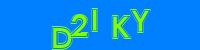 Blue Captcha Image
