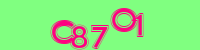 Blue Captcha Image