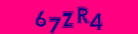 Blue Captcha Image