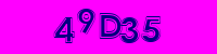 Blue Captcha Image