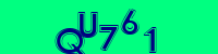 Blue Captcha Image