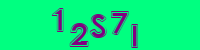 Blue Captcha Image