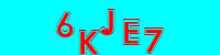 Blue Captcha Image