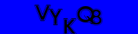 Blue Captcha Image