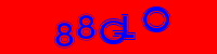 Blue Captcha Image