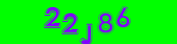 Blue Captcha Image