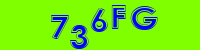 Blue Captcha Image