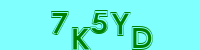 Blue Captcha Image