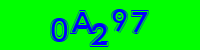 Blue Captcha Image