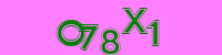 Blue Captcha Image
