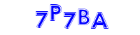 Blue Captcha Image
