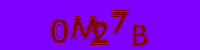 Blue Captcha Image