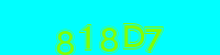 Blue Captcha Image