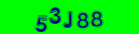 Blue Captcha Image