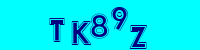 Blue Captcha Image