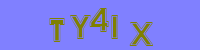 Blue Captcha Image