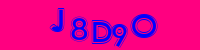 Blue Captcha Image