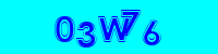 Blue Captcha Image