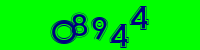 Blue Captcha Image