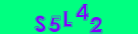 Blue Captcha Image