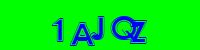 Blue Captcha Image