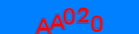 Blue Captcha Image