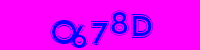 Blue Captcha Image