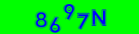Blue Captcha Image