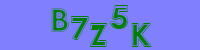 Blue Captcha Image